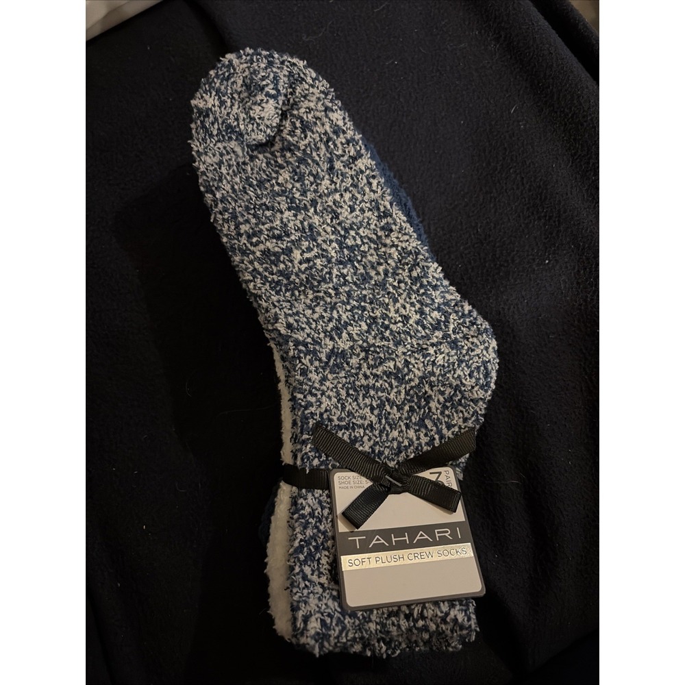 Tahari Soft Plush Cozy Socks for Women Set Of 3 pairs - Multi Color - Size 5-10